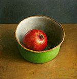 Stilleven met granaatappel, 60x60cm, 2006