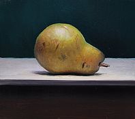 Stilleven met peer, 20x17cm, 2011. 