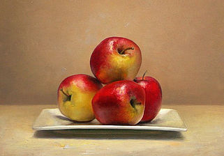 Appelstilleven, 43x30cm, 2013.OPTIE