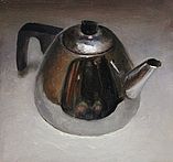 Stilleven met kleine theepot, 13x13cm, 2011.