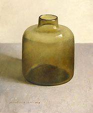Stilleven met vaasje, 18x23cm, 2007. VERKOCHT