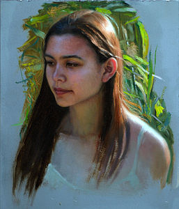 Portretstudie, 30x35cm, 2013.
