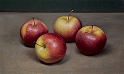 Appelstilleven, 19x32cm, 2012.VERKOCHT
