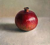 Stilleven met granaatappel, 17x16, 2010.