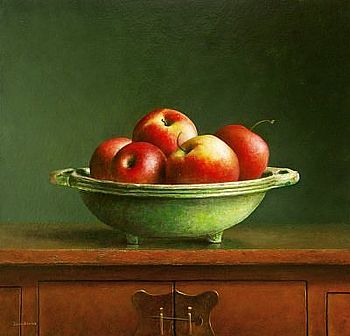 Appelen, 60x60cm, 2006. VERKOCHT 