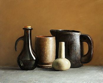 Stilleven met objecten van Het Goed, 55x46cm, 2005
