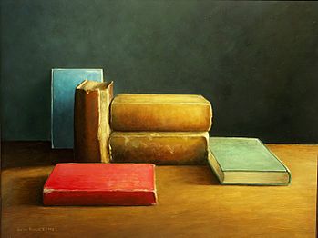 Boeken, 73x57cm, 2004 VERKOCHT