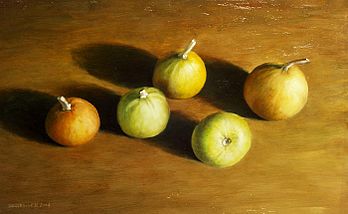 Sierappels, 57x34cm, 2004 VERKOCHT